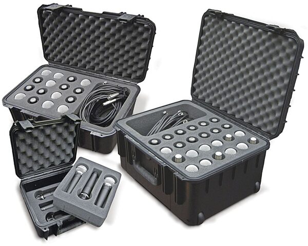 SKB 3i Waterproof Series Microphone Case, Fits 6 Microphones, 3I-0907-MC6, Main