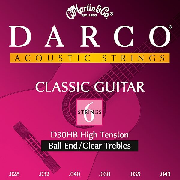Martin Darco Classical Acoustic Guitar Strings, D30HB