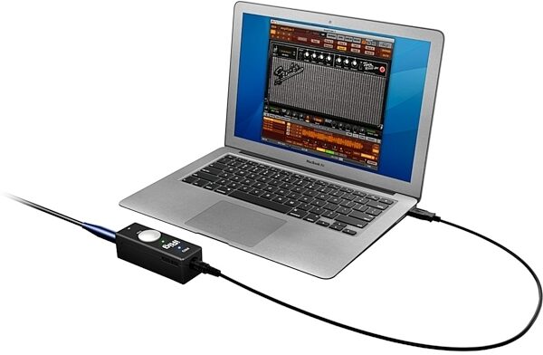 IK Multimedia iRig Pro iOS and USB Audio MIDI Interface, In Use with Notebook