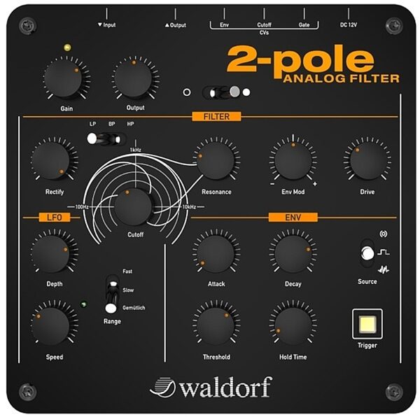 Waldorf 2-Pole Desktop Analog Filter, Top