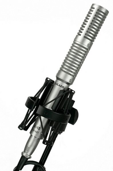 Cascade Microphones X-15 Stereo Short Ribbon Microphone (with Lundahl LL2912 Transformers), On Mount