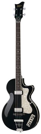 Hofner CT Series Contemporary Club Electric Bass (with Case), Black