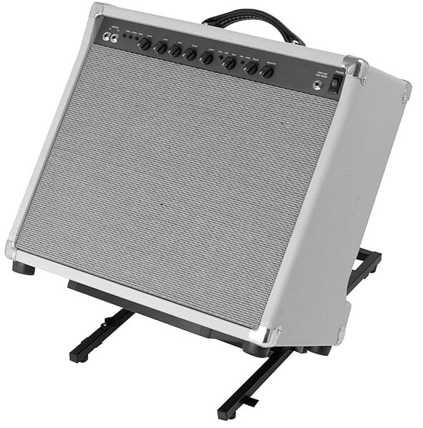 On-Stage RS6000 Folding Tilt-back Amplifier Stand, New, In Use