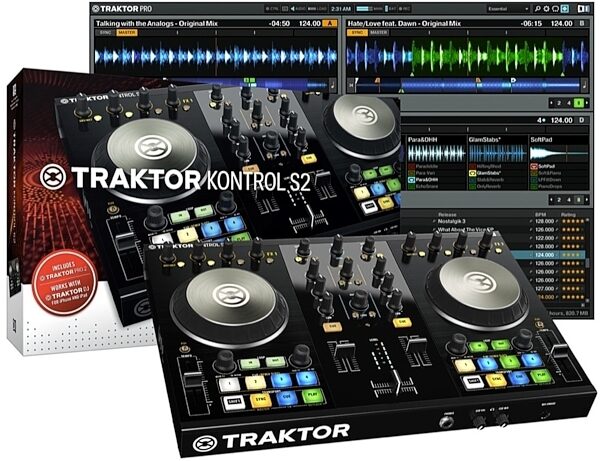 Native Instruments Traktor Kontrol S2 MK2 DJ Controller, Main