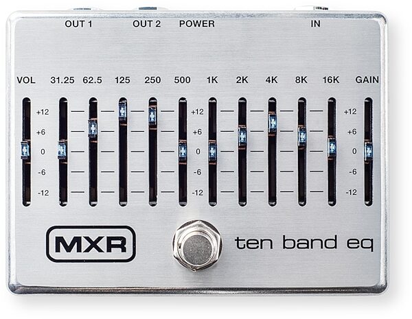 MXR M108S 10-Band Graphic EQ Pedal, New, Main