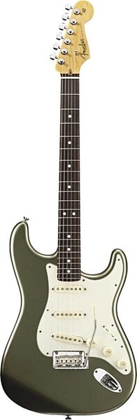 Fender American Standard Stratocaster Electric Guitar, with Rosewood Fingerboard and Case, Jade Pearl
