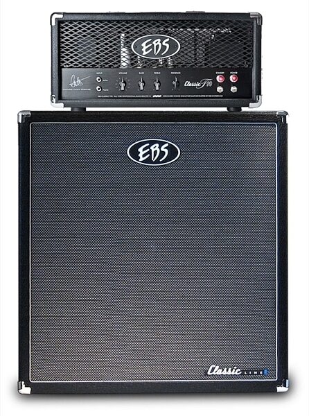 EBS Classic T90 Tube Bass Amplifier Head and Classic 410 Cabinet Combo, Main