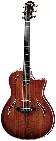 Taylor T5-C2 Thinline Fiveway Custom Koa Cutaway Acoustic-Electric Guitar (with Case), Main