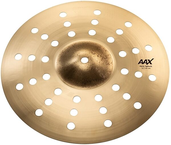 Sabian AAX Aero Splash Cymbal, Brilliant Finish, 12 inch, 12 inch