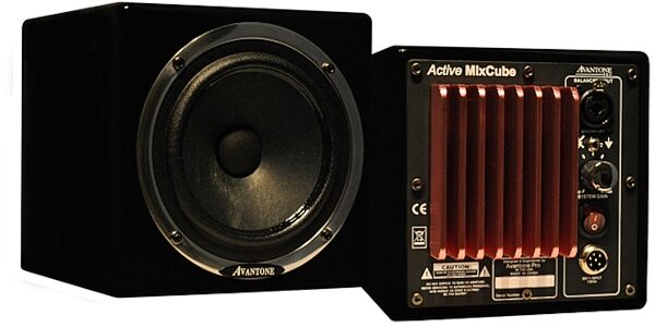 Avantone MixCubes Active Studio Monitor (60 Watts, 1x5.25"), Black, Pair, Black