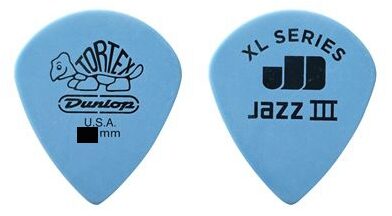 Dunlop Tortex III Jazz Guitar Picks, Heavy, 6-Pack, Main