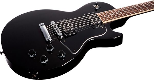 Gibson Les Paul Junior Special Electric Guitar with Gig Bag, Ebony Closeup