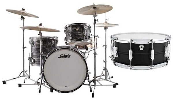 Ludwig Classic Maple FAB 3 Drum Shell Kit, 3-Piece, IMAGE