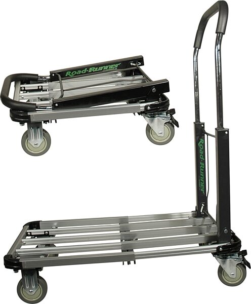 Grundorf Road Runner Collapsible Cart, Collapsed or Upright View