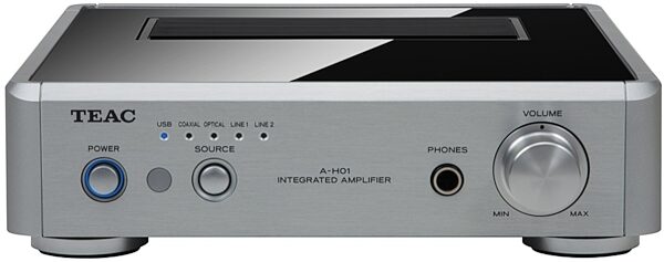 TEAC AH01 D/A Converter with Stereo Amplifier, Silver