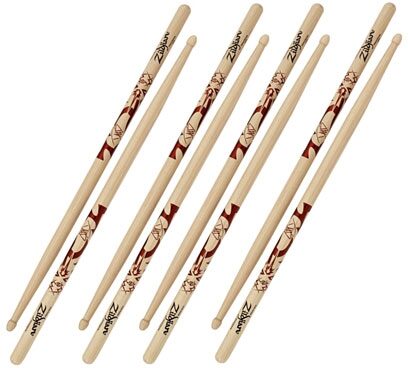 Zildjian Dave Grohl Signature Drumsticks, Four Pair