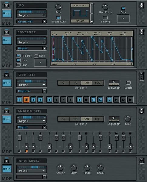 Native Instruments Guitar Rig Software Edition (Macintosh and Windows), Sound Modifiers