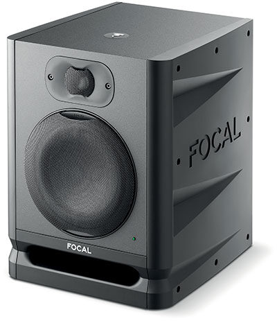 Focal Alpha 65 EVO Powered Studio Monitor, Black, Single Speaker, Grille