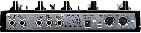 TC Electronic Alter Ego X4 Vintage Echo and Delay Pedal, Rear