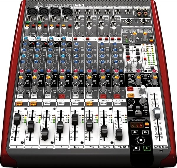 Behringer UFX1204 XENYX USB and FireWire Mixer, 12-Channel, Front
