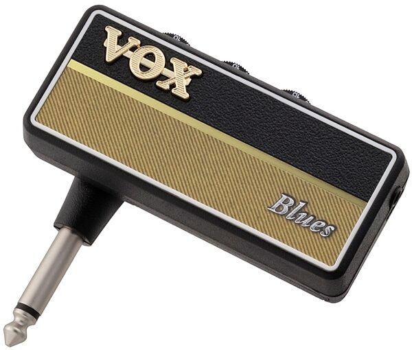 Vox amPlug 2 Blues Headphone Amplifier, Angle