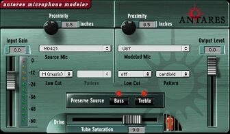 Antares Microphone Modeler Software (Macintosh and Windows), Main