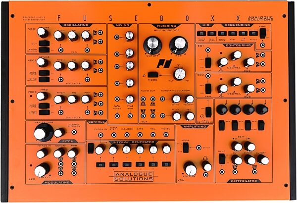 Analogue Solutions Fusebox X Semi-Modular Analog Synthesizer, Action Position Back