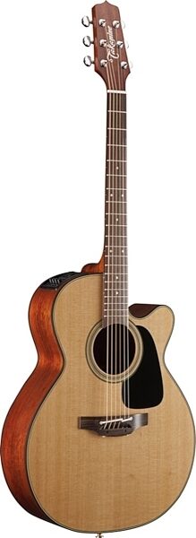 Takamine P1NC Grand Auditorium Acoustic-Electric Guitar (with Case), Angle