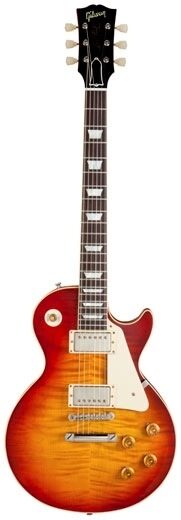 Gibson Custom 1960 Les Paul VOS Electric Guitar (with Case), Washed Cherry