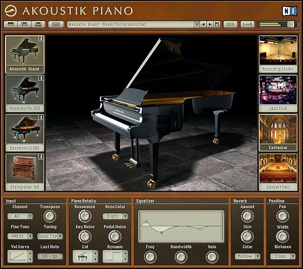 Native Instruments Akoustik Piano Software Synth, Akoustic Piano