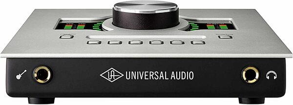 Universal Audio Apollo Twin USB Duo Audio Interface (Windows), Heritage Edition: Includes 5 extra UAD plug-in collections, Warehouse Resealed, Front