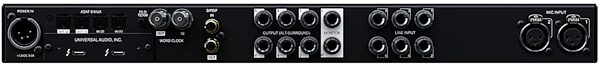 Universal Audio Apollo X6 Thunderbolt 3 Audio Interface, APX6-HE, Heritage Edition: includes 10 extra UAD plug-in collections, Scratch and Dent, Rear