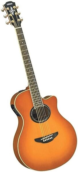 Yamaha APX7A Thinline Acoustic-Electric Guitar, Amber