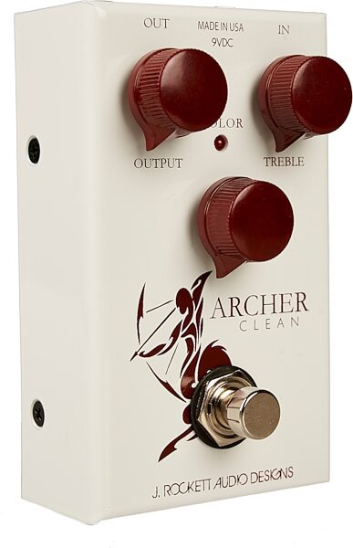 J Rockett Archer Clean Boost Pedal, Angled Front