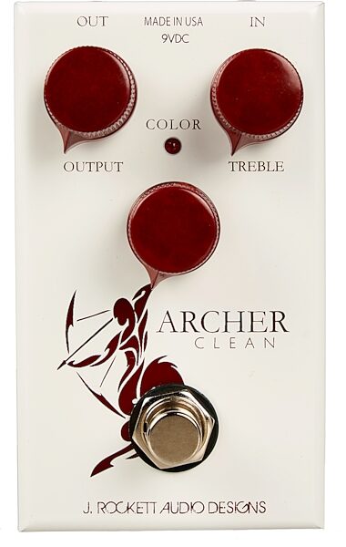 J Rockett Archer Clean Boost Pedal, Detail Front