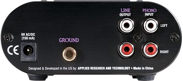 ART MicroPre Phono/Line Preamp, Rear