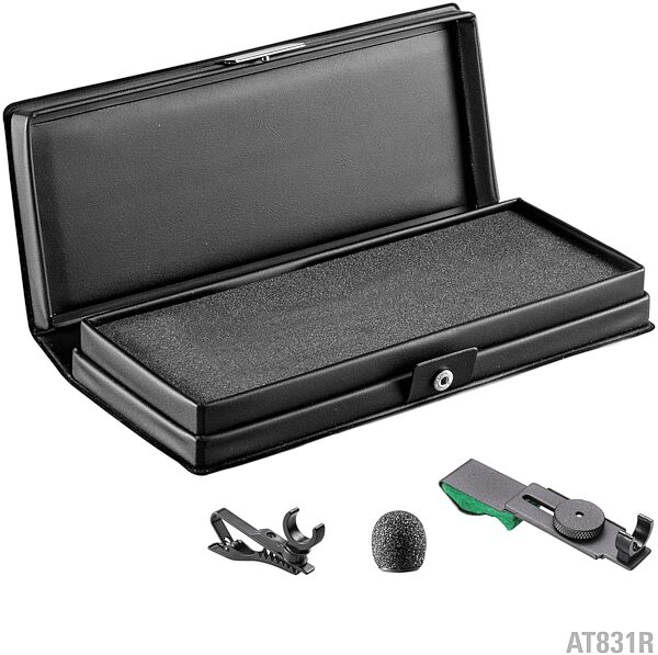 Audio-Technica AT831C Cardioid Condenser Lavalier Microphone (Unterminated), New, Action Position Back