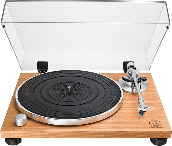 Audio-Technica AT-LPW30TK Belt-Drive Turntable, Action Position Back