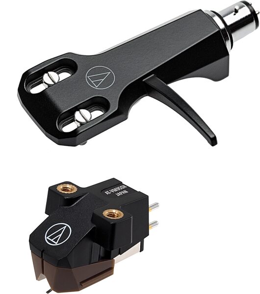 Audio-Technica AT-VM95SH Dual Moving Magnet Cartridge, And Headshell Kit, Action Position Back