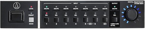 Audio-Technica ATDM-0604 Digital SmartMixer, Front