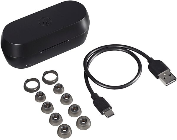 Audio-Technica ATH-CKS5TW Wireless Bluetooth In-Ear Headphones, Black, Alt2