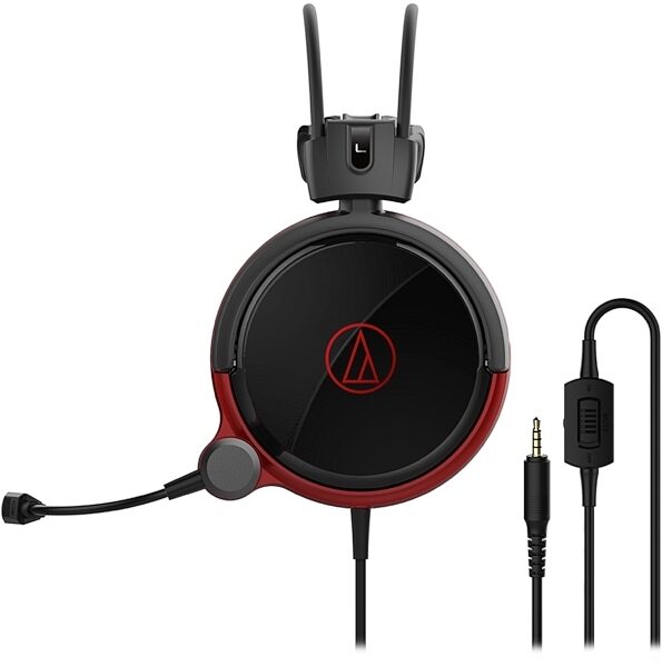 Audio-Technica ATH-AG1X Closed-Back Gaming Headset with Microphone, Angle