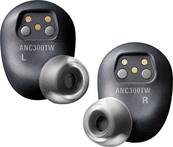 Audio-Technica ATH-ANC300TW Noise-Cancelling In-Ear Headphones, New, Action Position Back