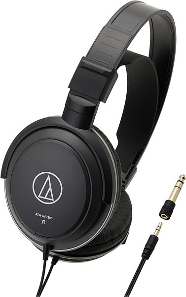 Audio-Technica ATH-AVC200 SonicPro Headphones, New, Action Position Back