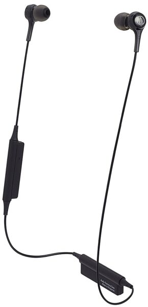 Audio-Technica ATH-CK200BT Wireless Bluetooth In-Ear Headphones, Black, Main