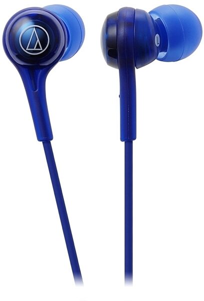 Audio-Technica ATH-CK200BT Wireless Bluetooth In-Ear Headphones, Blue, ve