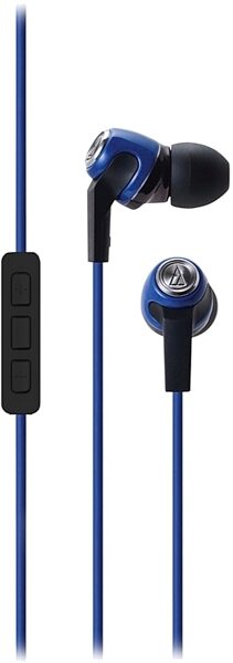 Audio-Technica ATH-CK323i In-Ear Headphones, Blue
