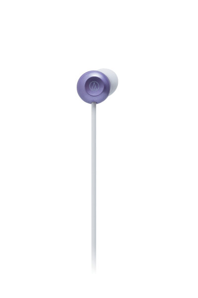 Audio-Technica ATHCKF300 In-Ear Headphones, Purple