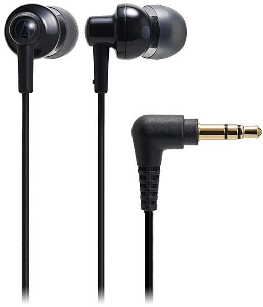 Audio-Technica ATHCKL200 In-Ear Headphones, Black