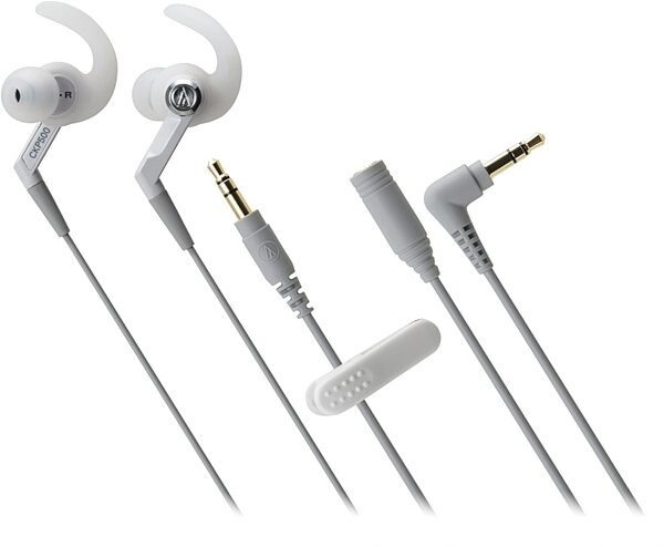 Audio-Technica ATH-CKP500 SonicSport In-Ear Headphones, White